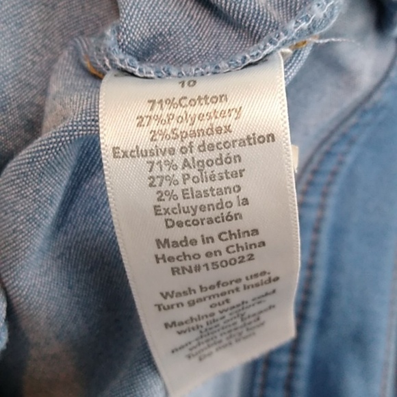 Disney - Frozen Long Sleeve Denim Jacket - Size 10 - Picture 6 of 6